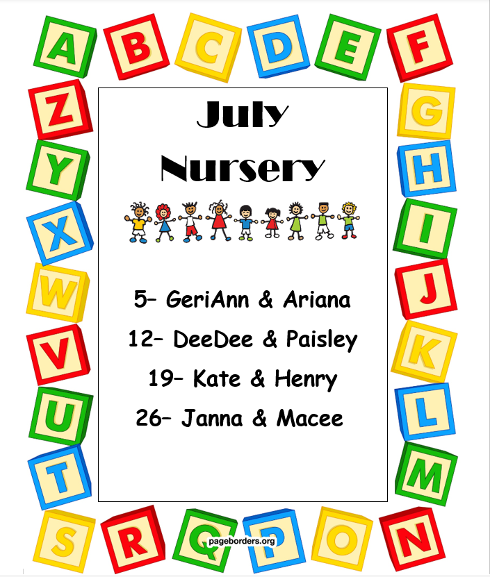 July Nursery
