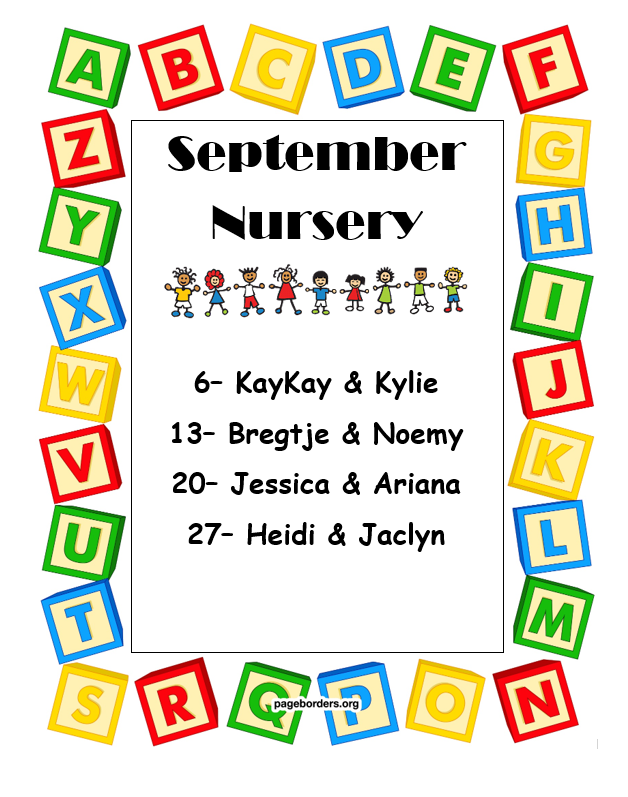 September Nursery
